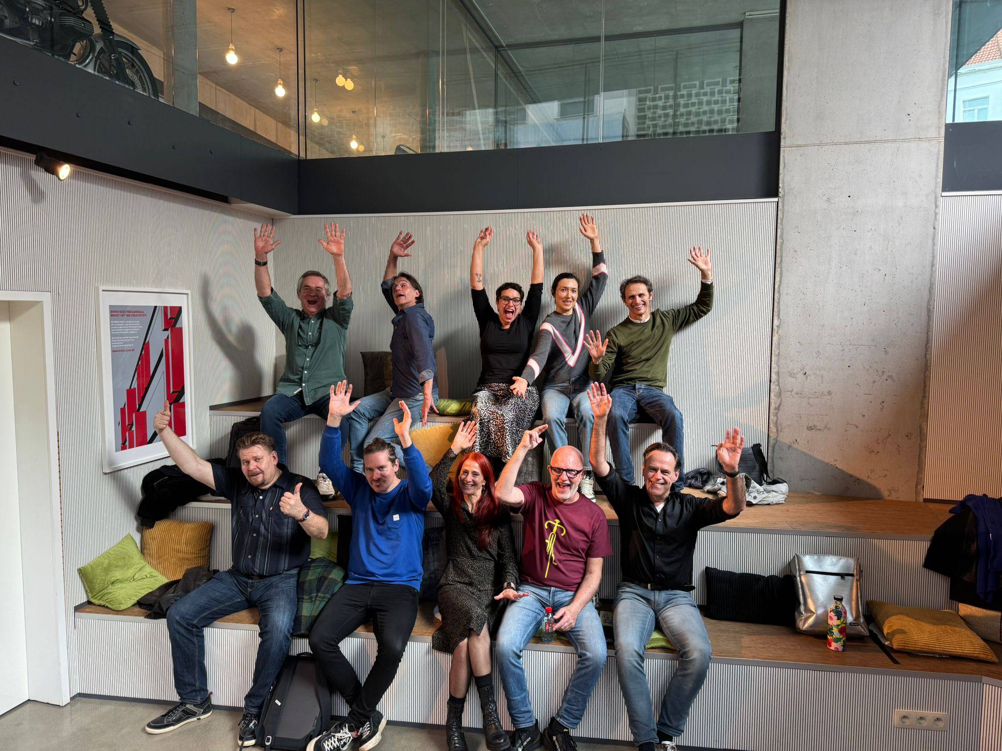 Cinco estudiantes y dos docentes del Área de Audiovisual y Creación Gráfica participan en la 11ª Edición de la International Project Week de AP Hogeschool 