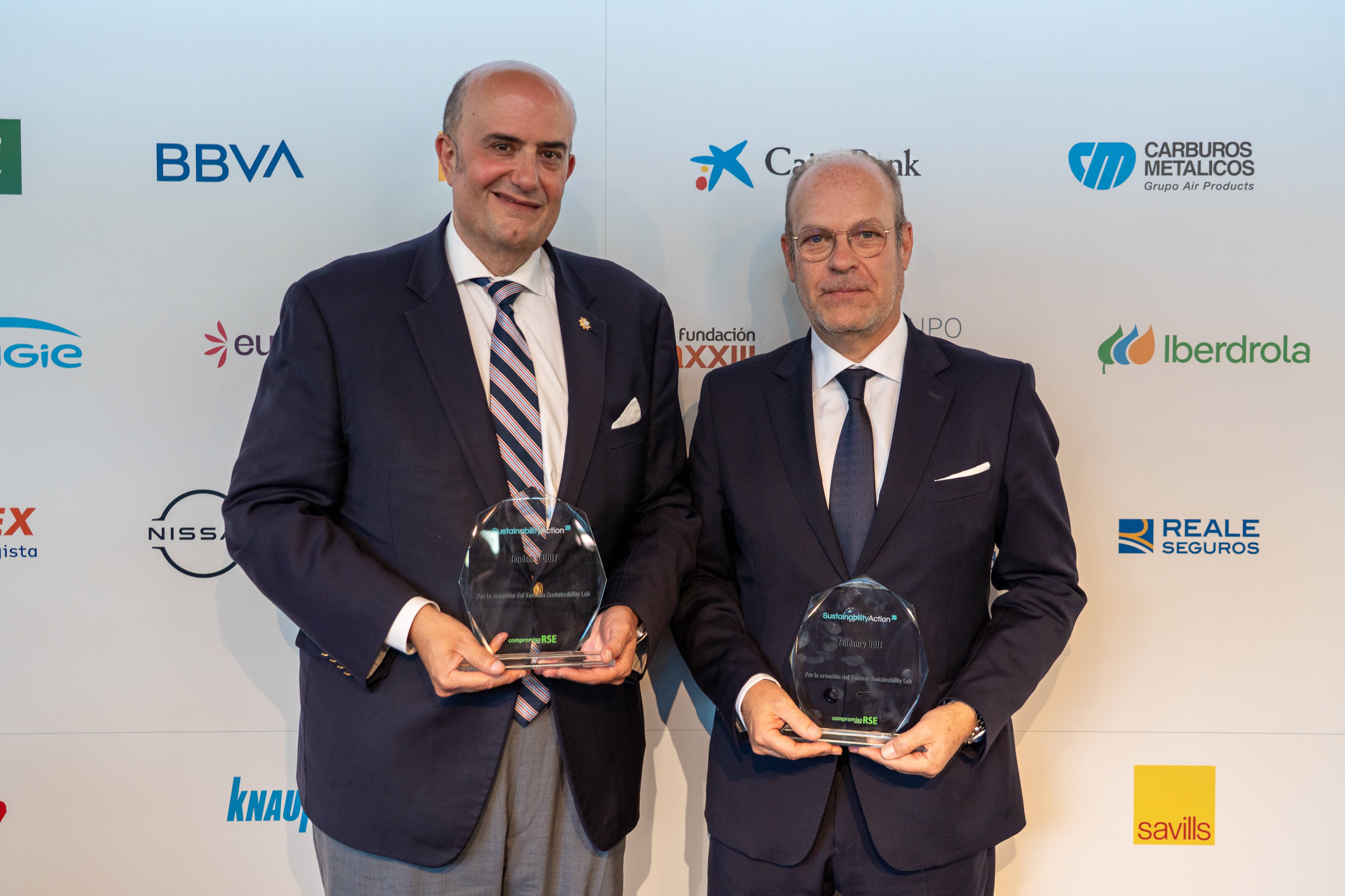 UDIT y TENDAM, premiados por CompromisoRSE por el desarrollo del Tendam Sustainability Lab  