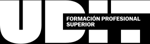 Logotipo de UDIT que representa la formación profesional superior.