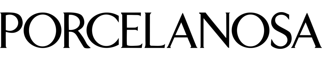 La imagen muestra el logotipo de la marca Porcelanosa.