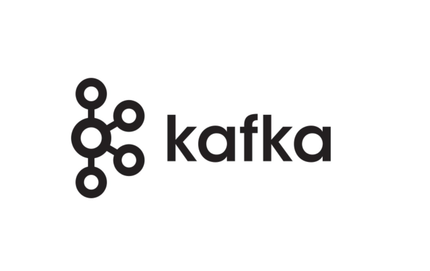 Logo de Kafka que muestra un diseño gráfico abstracto acompañado del nombre 'kafka'.