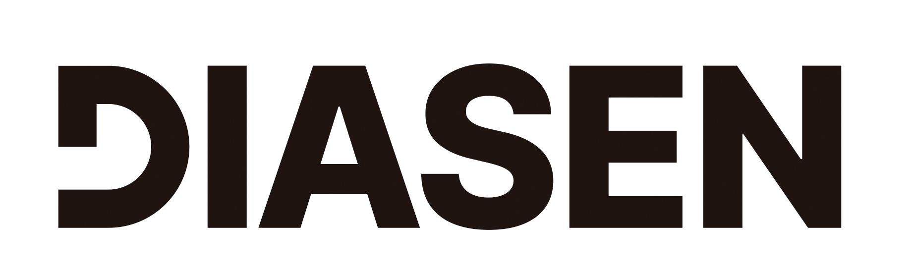 Imagen que muestra el logotipo de la marca DIASEN en un estilo moderno y minimalista.