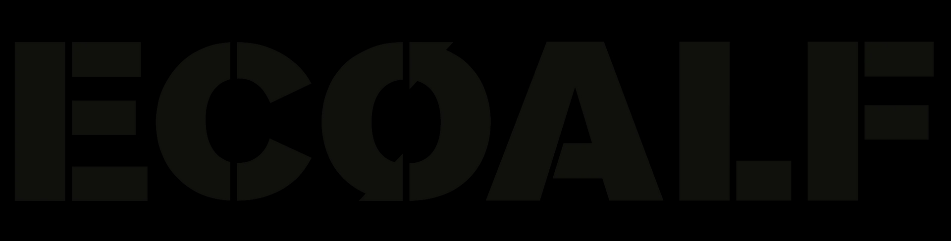 Logotipo de la marca ECOALF en letra mayúscula.
