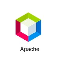 Logo del proyecto Apache con un diseño geométrico colorido.