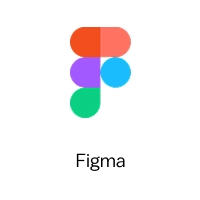 Logo colorido de Figma, una herramienta de diseño colaborativo.