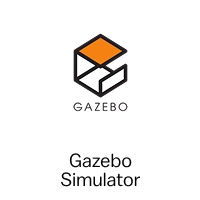 El logo del simulador Gazebo que representa un diseño moderno y minimalista.