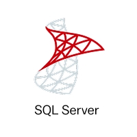 Logotipo de SQL Server, una plataforma de gestión de bases de datos.