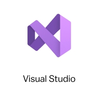 Logo de Visual Studio en un fondo blanco.