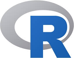 Logo del lenguaje de programación R con un diseño moderno.