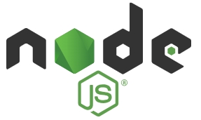 Logo de Node.js que combina un diseño moderno con el icono de JavaScript.