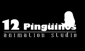 Logotipo del estudio de animación '12 Pingüinos'.