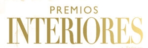La imagen presenta el título 'Premios INTERIORES' en letras doradas.