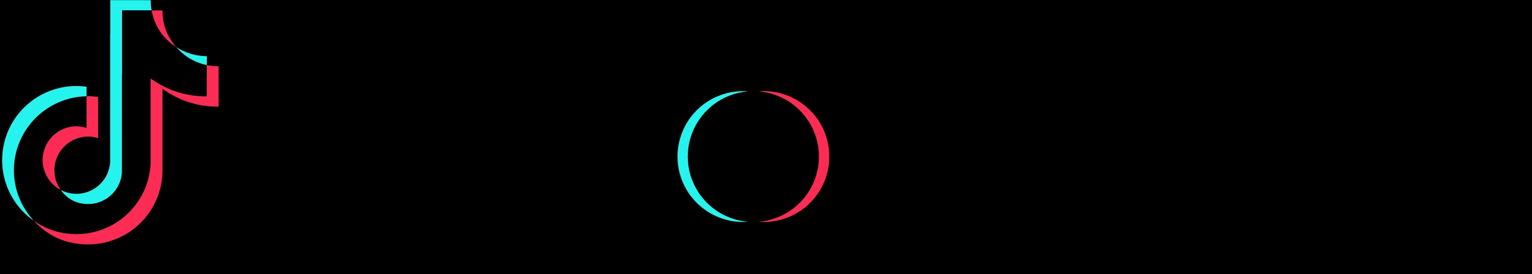 Logo de la plataforma de redes sociales TikTok.
