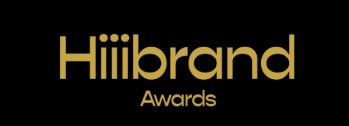 Imagen con el texto 'Hiiiibrand Awards' en un fondo negro.