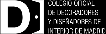 Logotipo del Colegio Oficial de Decoradores y Diseñadores de Interior de Madrid.
