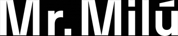 La imagen presenta el texto 'Mr. Milú' sobre un fondo oscuro.