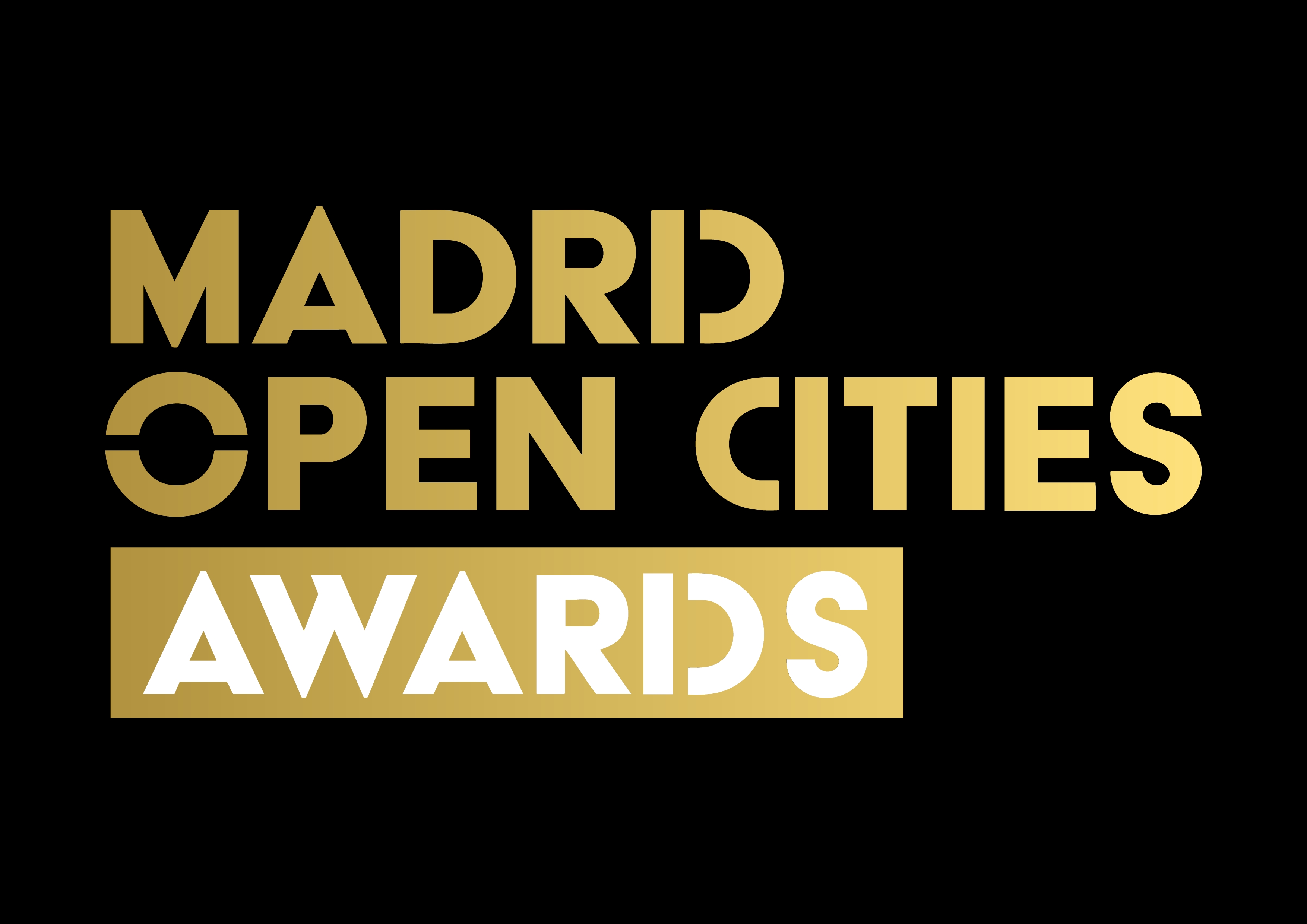 Logotipo de los premios Madrid Open Cities.