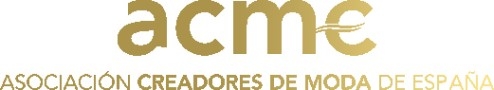 Logotipo de la Asociación Creadores de Moda de España.