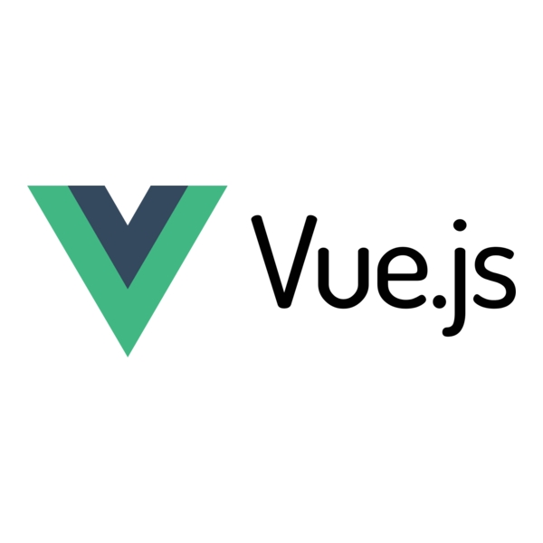 Logo de Vue.js, un popular framework de JavaScript para la construcción de interfaces de usuario.
