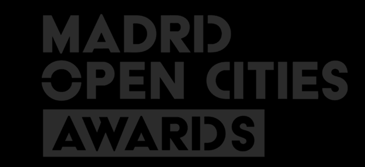 Logo de los Premios Madrid Open Cities.