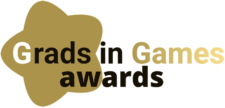 Logo de los premios Grads in Games.