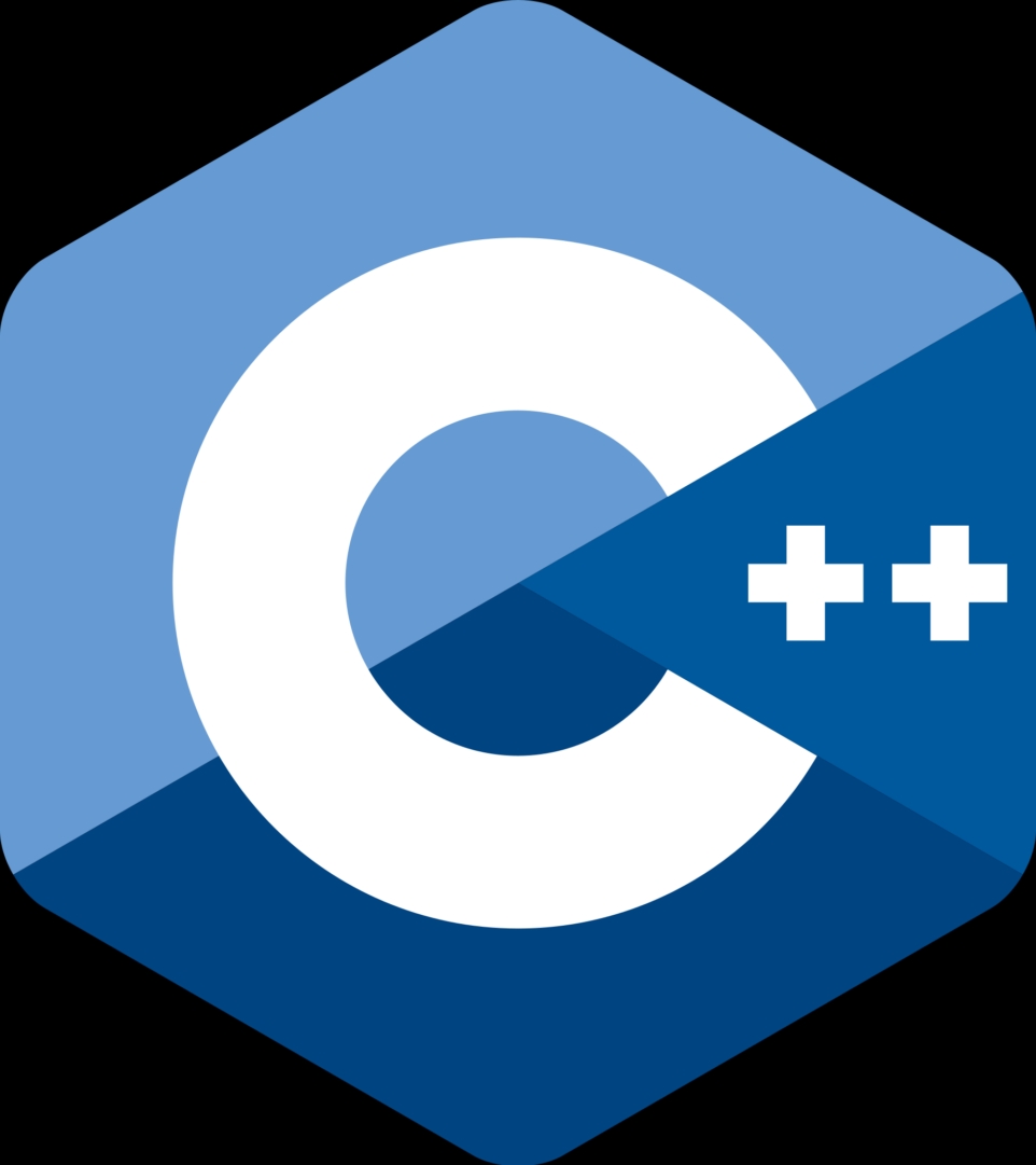 Logo del lenguaje de programación C++ en un diseño hexagonal.