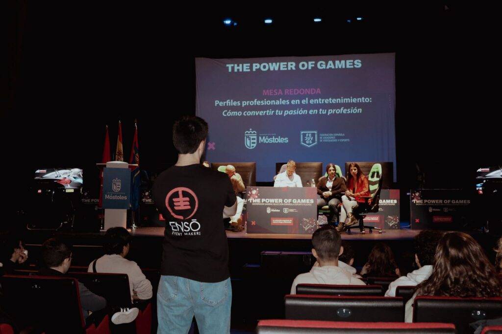 Un evento titulado 'The Power of Games' que incluye una mesa redonda sobre perfiles profesionales en el entretenimiento.