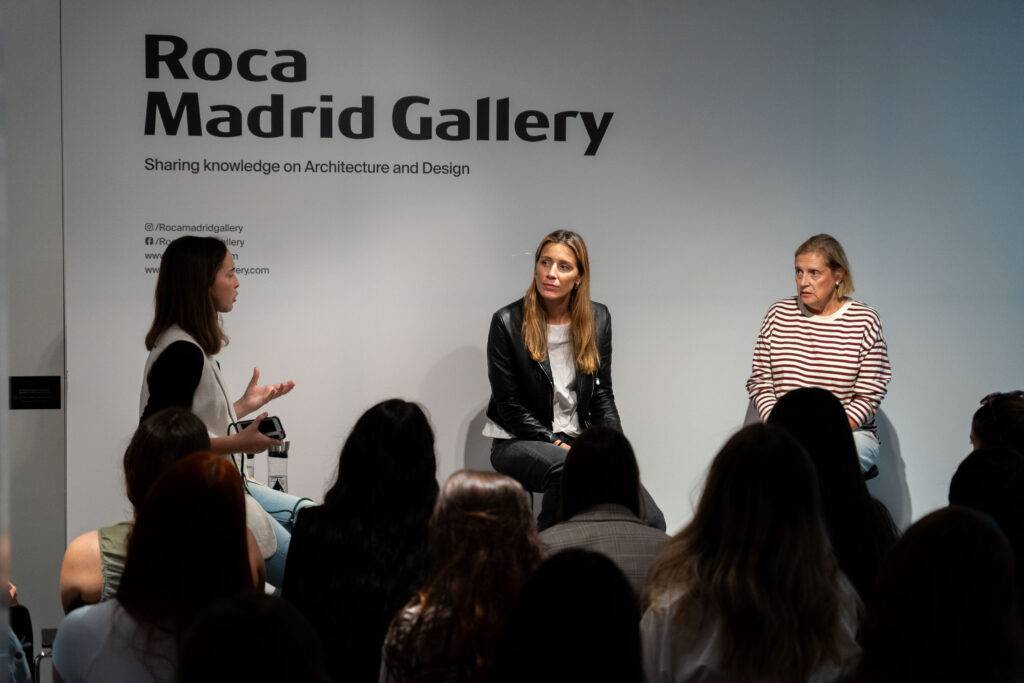 Una charla en la Roca Madrid Gallery sobre arquitectura y diseño.