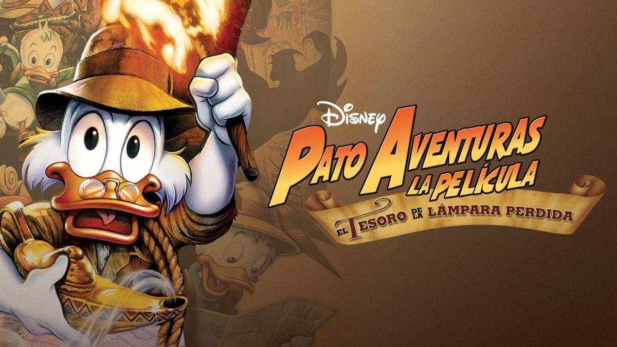 Imagen de la película 'Pato Aventuras' donde se muestra al personaje principal en una aventura emocionante.