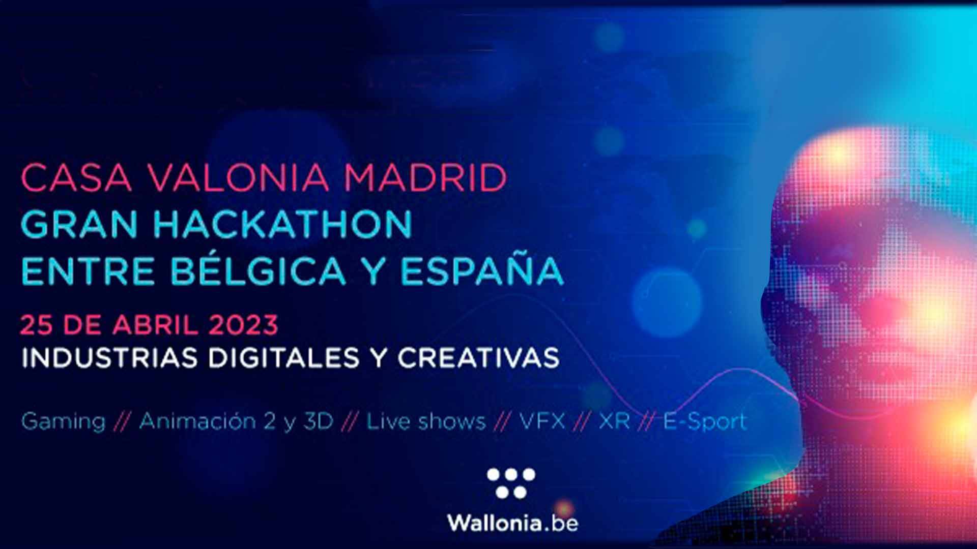 Anuncio del Gran Hackathon entre Bélgica y España en Casa Valonia, Madrid.