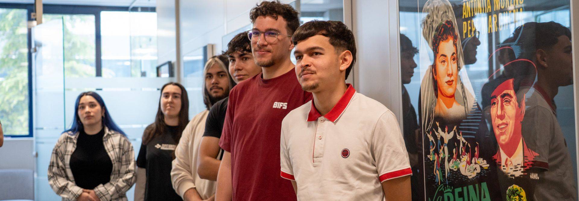 Un grupo de estudiantes del Grado en Diseño y Desarrollo de Videojuegos de UDIT presenta sus proyectos en la sede de FlixOlé