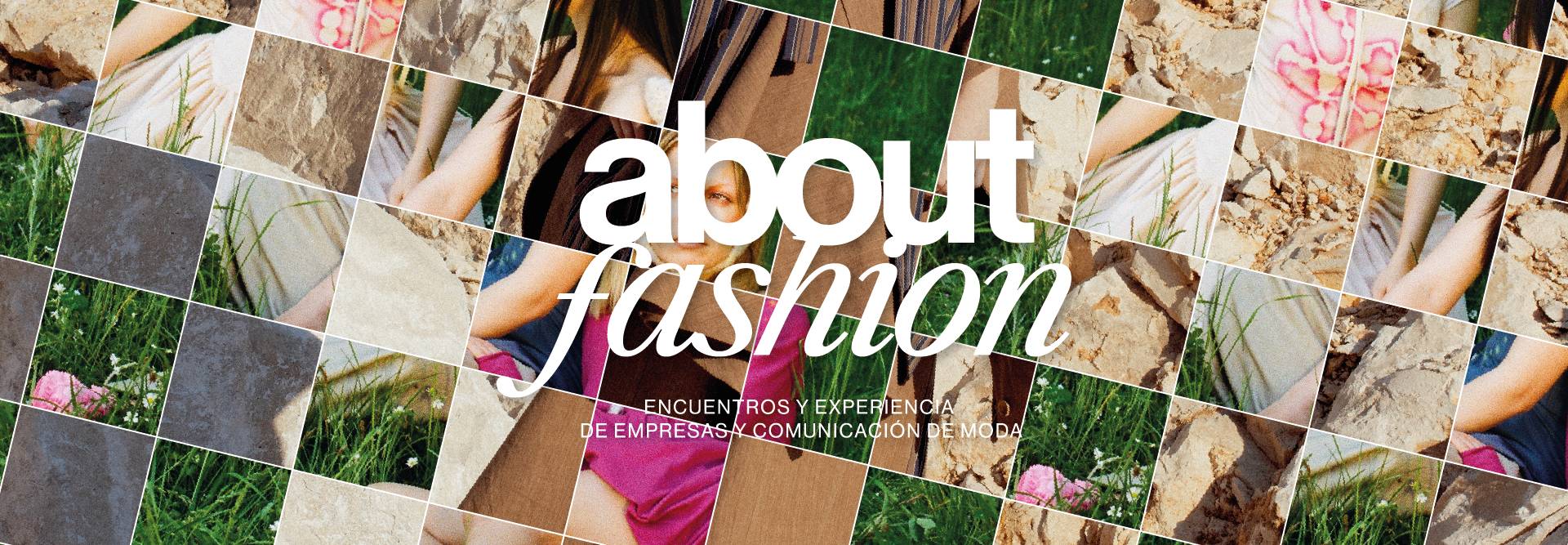 Una collage colorido que refleja el mundo de la moda con diversas texturas y colores.