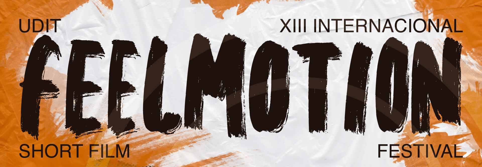 Imagen del festival de cortometrajes Feelmotion, que incluye su nombre y detalles del evento.