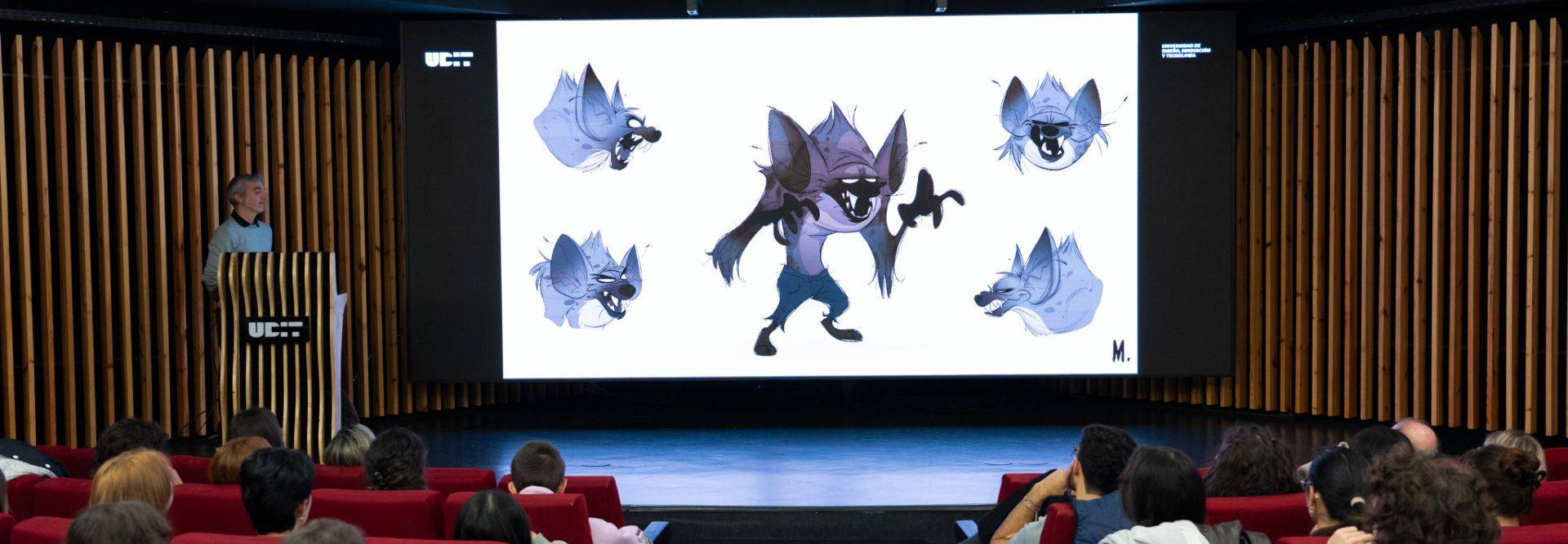 Los estudiantes del Grado en Animación presentan sus proyectos al animador Mario Serrano