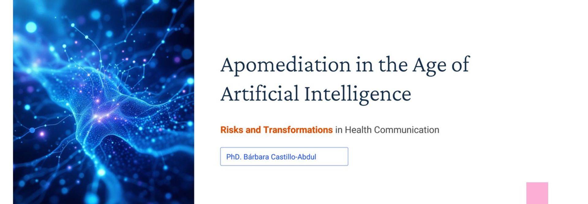 Comunicación en salud e inteligencia artificial: UDIT en el debate internacional sobre la intermediación informativa