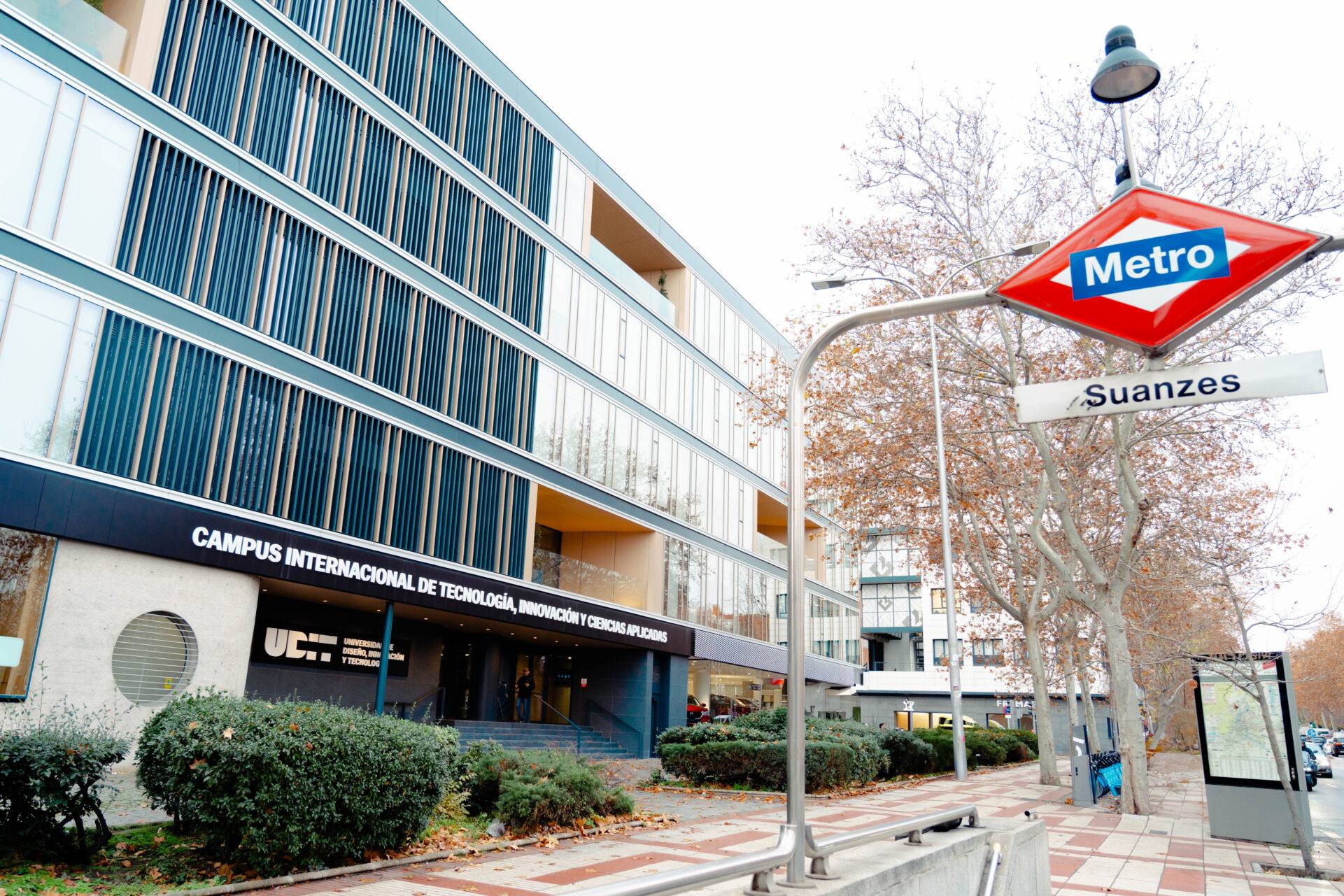 Ubicado en una de las arterias principales de la ciudad, la calle Alcalá, el nuevo campus de UDIT incorporará 7.000 nuevos m2 de última generación.