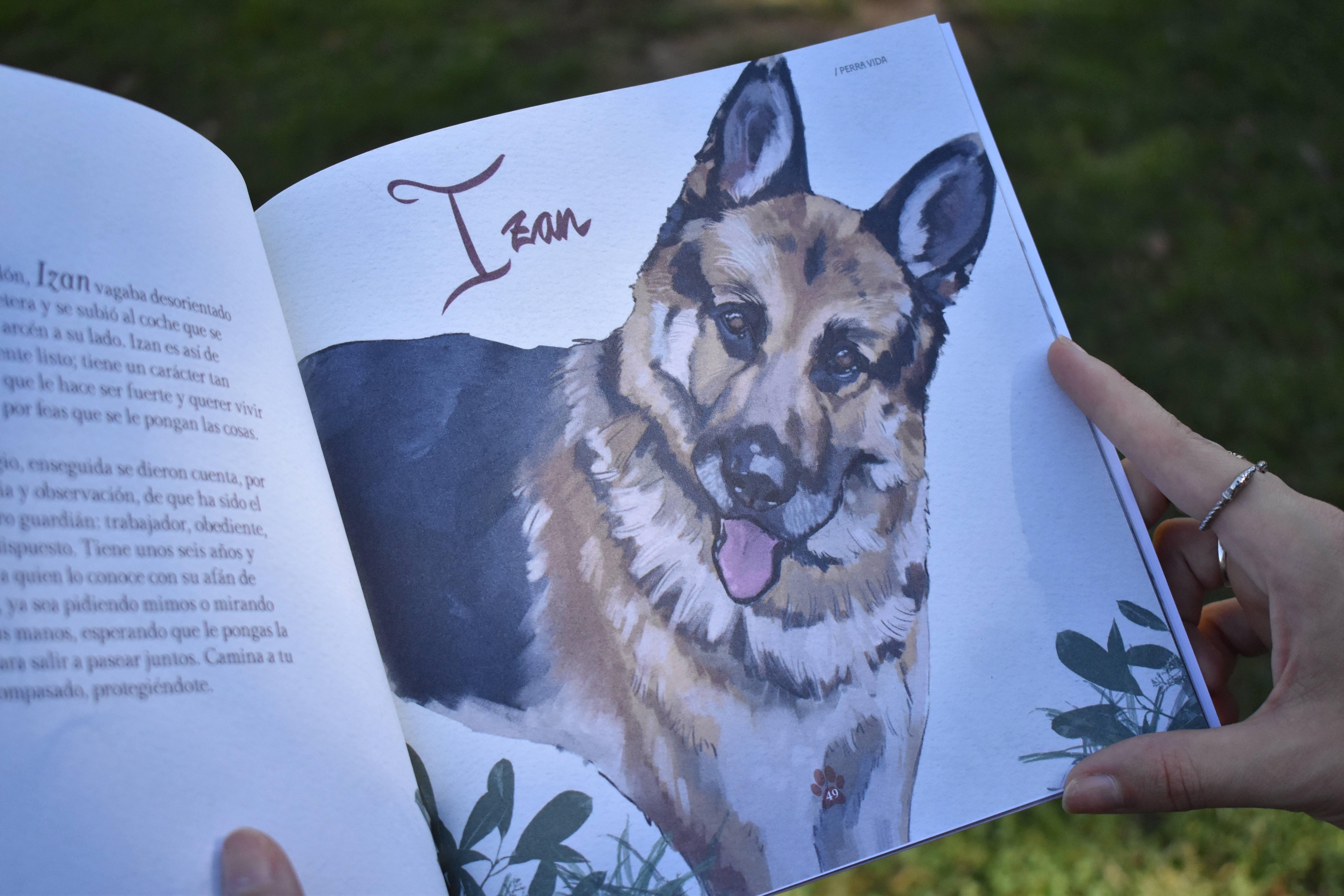 Cristina Calvo Marín, alumni del Máster en Ilustración, ilustra el libro ‘Perra Vida’