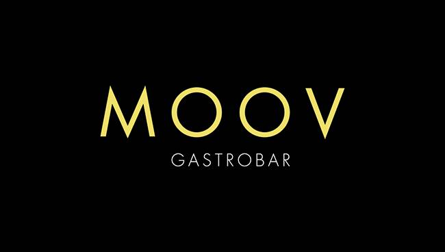Imagen de un logotipo de un gastrobar llamado Moov.