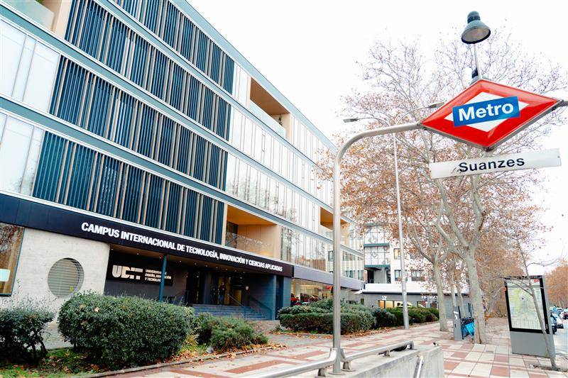 Ubicado en una de las arterias principales de la ciudad, la calle Alcalá, el nuevo campus de UDIT incorporará 7.000 nuevos m2 de última generación.