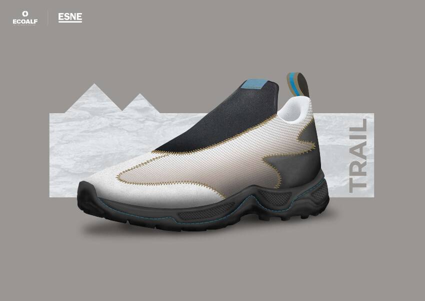 Zapatillas deportivas de estilo moderno y diseño innovador.