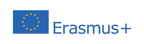 Logotipo del programa Erasmus+ con el emblema de la Unión Europea.